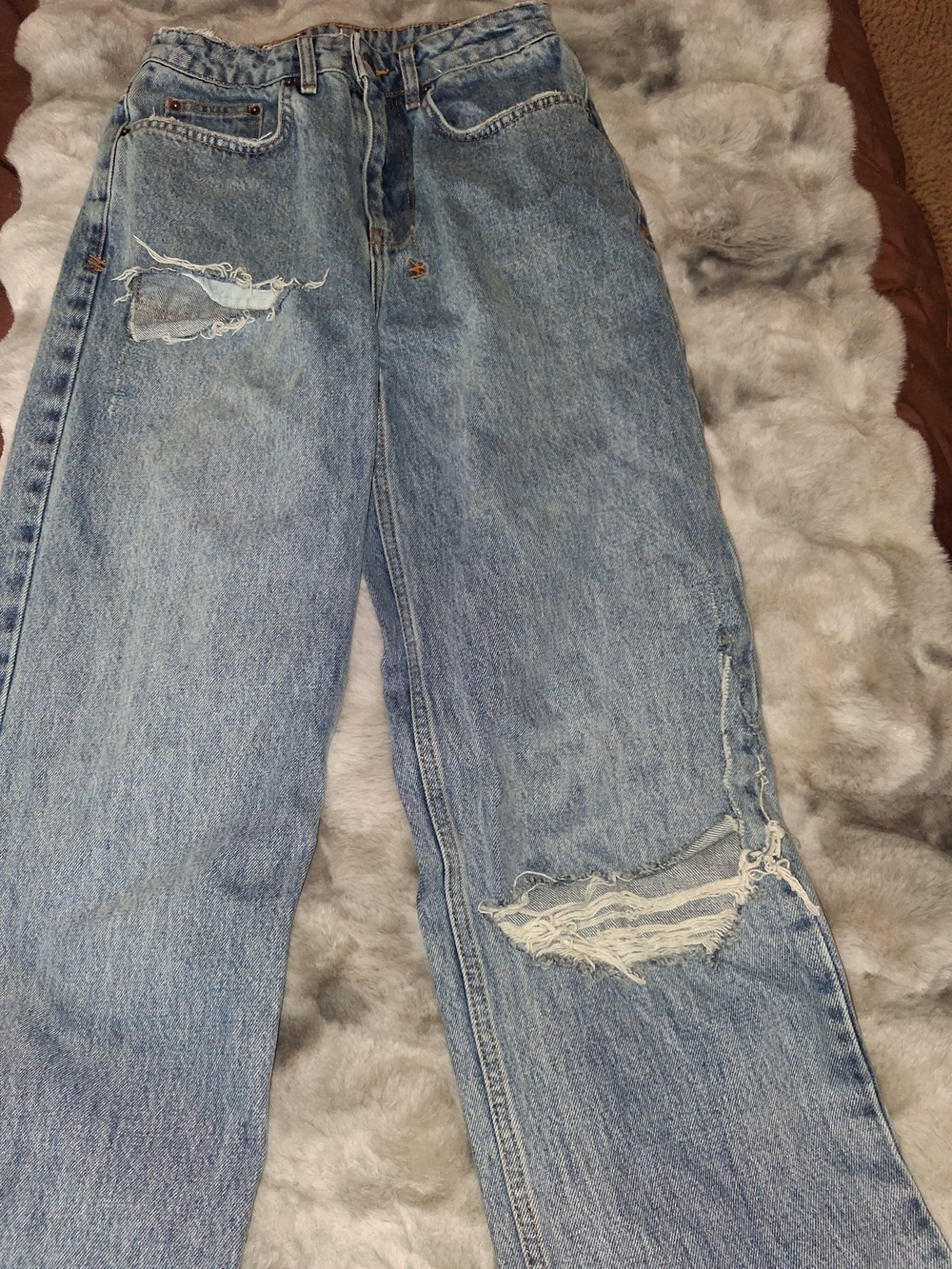 Ksubi Light Blue  Denim Jeans - Royalty Heroism Graphic - Picture 2 of 4